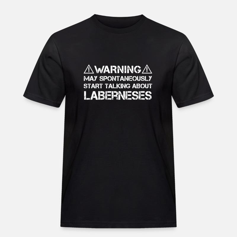 Labernese - Männer Workwear T-Shirt - Schwarz