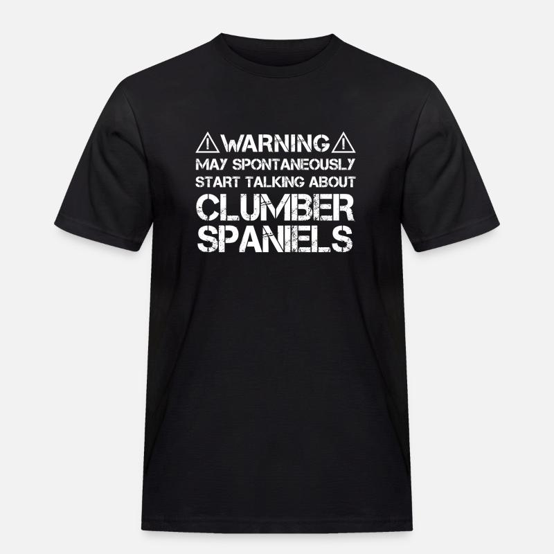 Clumber Spaniel - Men's Workwear T-Shirt - black