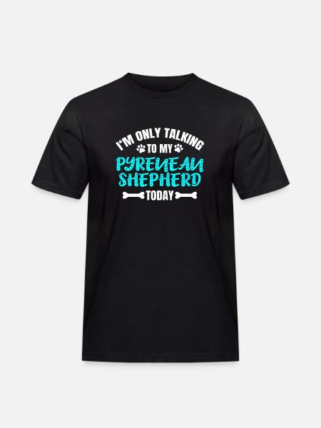 Pyrenean Shepherd Pyrenäenschäferhund - Men's Workwear T-Shirt - black