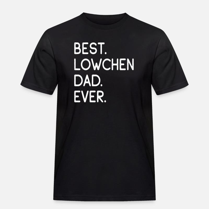 Lowchen - Männer Workwear T-Shirt - Schwarz