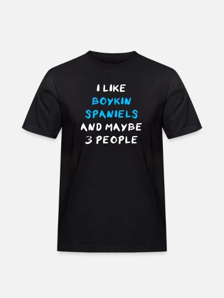 Boykin Spaniel - Männer Workwear T-Shirt - Schwarz