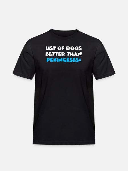 Pekingese - Men's Workwear T-Shirt - black