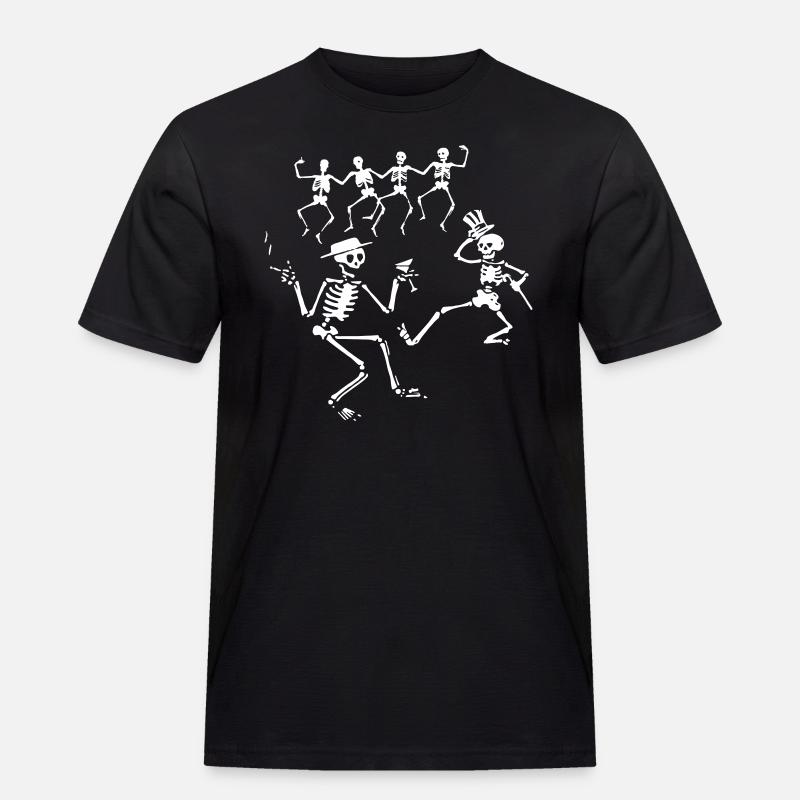 dancemacabre - Männer Workwear T-Shirt - Schwarz