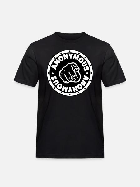 ## ANONYMOUS ## - Männer Workwear T-Shirt - Schwarz