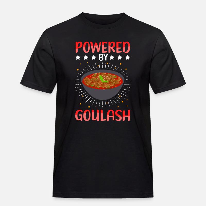 Gulasch Ungarische Gulaschsuppe Geschenk - Männer Workwear T-Shirt - Schwarz