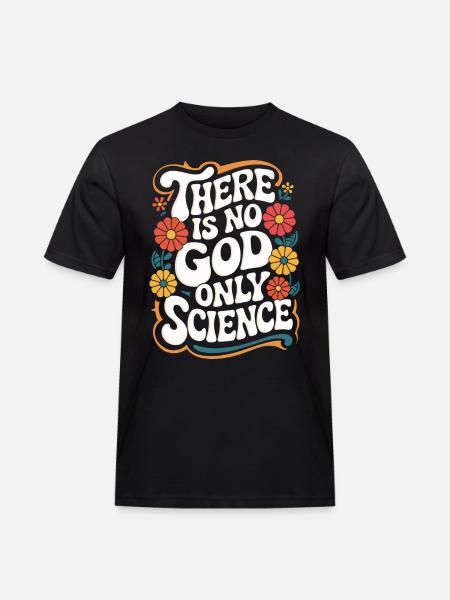 Ateisme, Ateist, Anti-religion, Agnostiker - Herre Workwear T-Shirt - sort