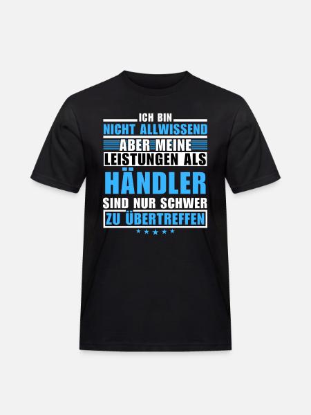 Unübertroffene Leistung als Händler - Männer Workwear T-Shirt - Schwarz