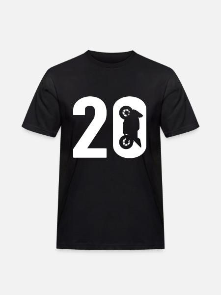 20 Biker Motorcycle 20 - Men's Workwear T-Shirt - black