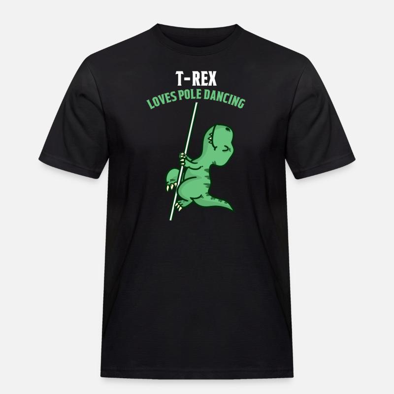 Pole Dance Dancing - Männer Workwear T-Shirt - Schwarz
