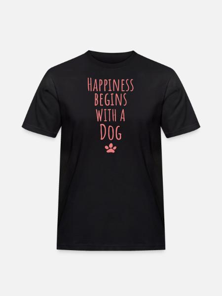 Dogs Saying - Men's Workwear T-Shirt - black