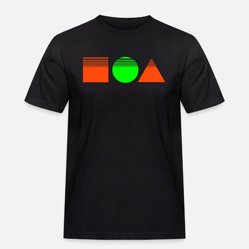 Design rectangle / square / triangle - Men's Workwear T-Shirt - black