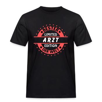 Best doctor in the world - Men's Workwear T-Shirt - black - Front - AI Model Male 178 light (178cm)