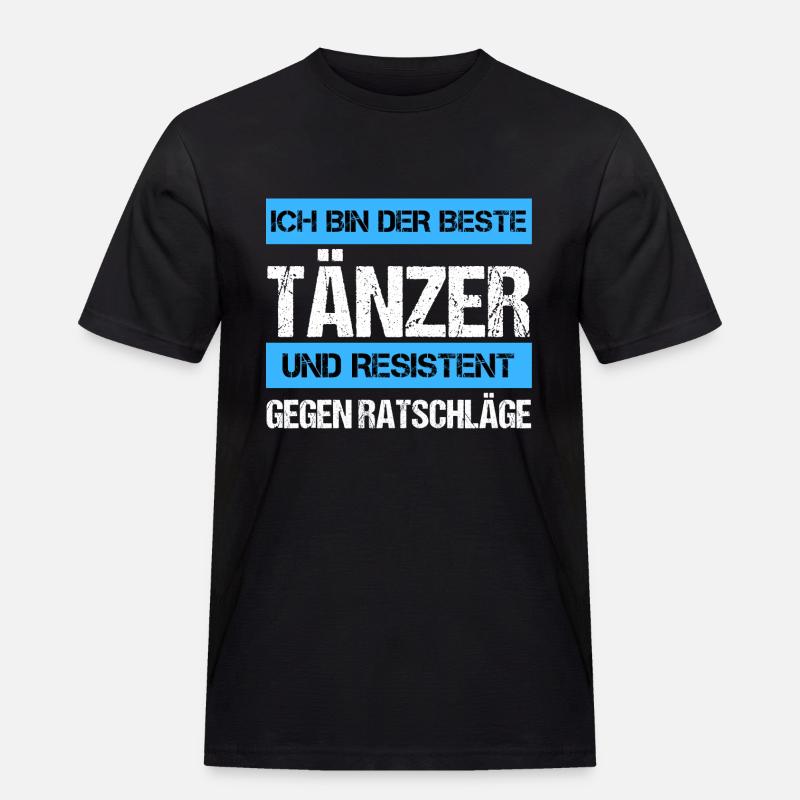 Resistenter Tänzer - Männer Workwear T-Shirt - Schwarz