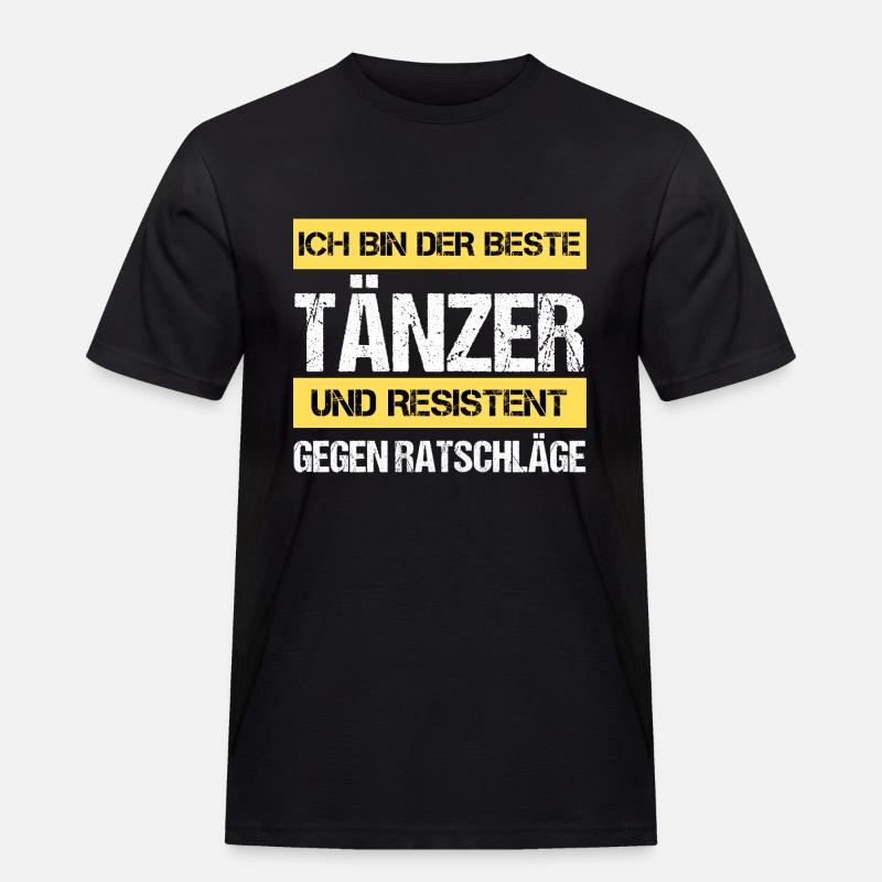 Resistenter Tänzer - Männer Workwear T-Shirt - Schwarz