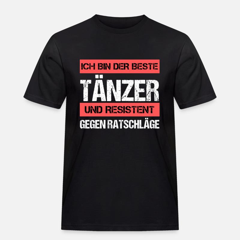 Resistenter Tänzer - Männer Workwear T-Shirt - Schwarz