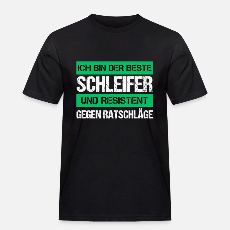 Resistenter Schleifer - Männer Workwear T-Shirt - Schwarz