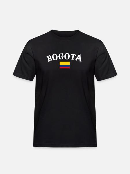 Bogotá Colombie Drapeau colombien - T-shirt Workwear homme - noir