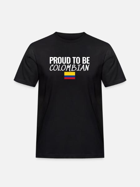 Fier d’être colombien Drapeau colombien - T-shirt Workwear homme - noir