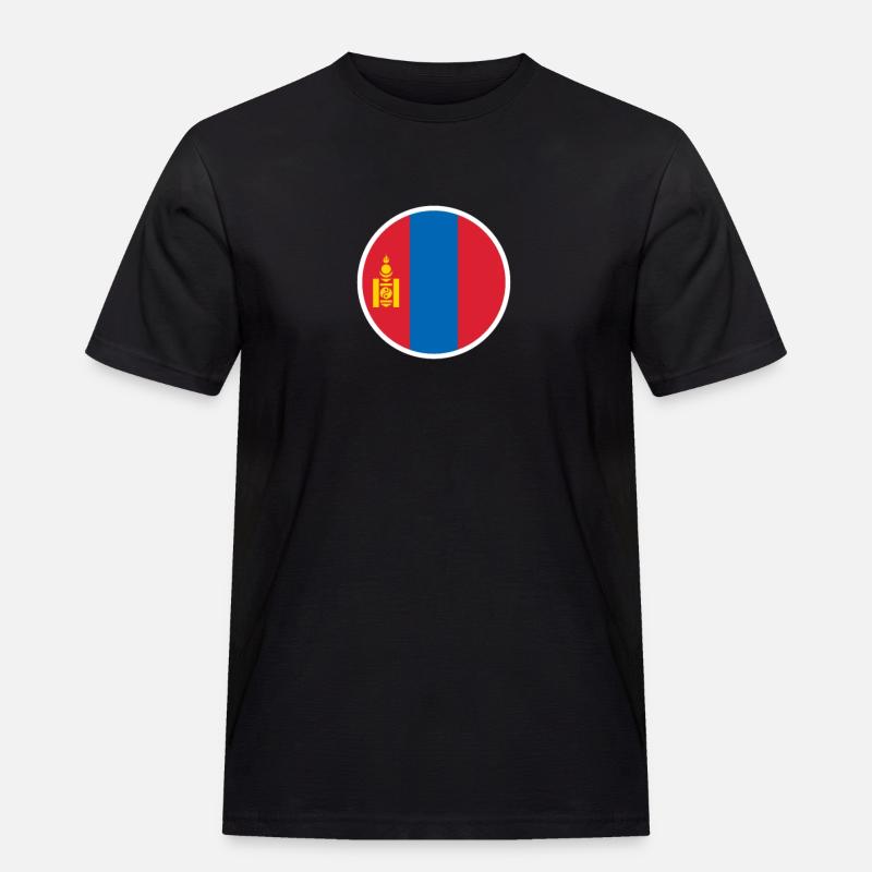 Mongolie Drapeau mongol Mongol - T-shirt Workwear homme - noir