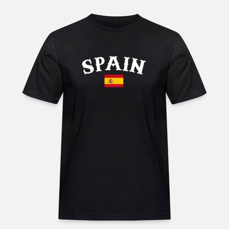 Espagne Espagne Drapeau espagnol Espagnols - T-shirt Workwear homme - noir