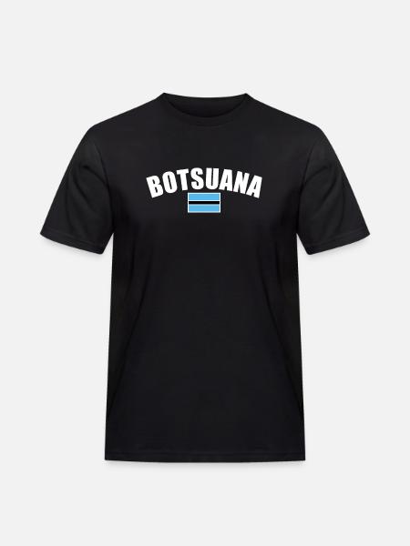 Botswana Botswana Flag of Botswana - Men's Workwear T-Shirt - black