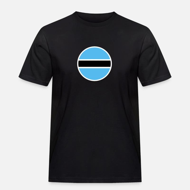 Botswana Botswana drapeau botswanais - T-shirt Workwear homme - noir