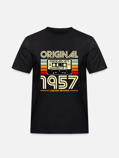 Original 1957 Limited Edition - Men's Workwear T-Shirt - black