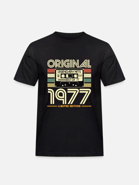 Original 1977 Limited Edition - Men's Workwear T-Shirt - black