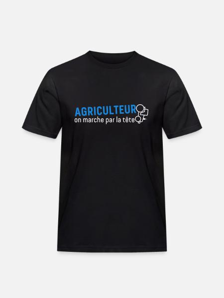Farmer Farmer - Men's Workwear T-Shirt - black