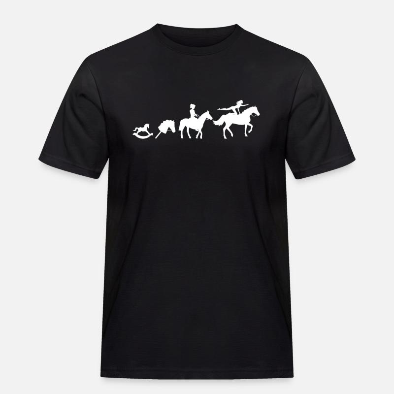 Evolution Voltigieren - Männer Workwear T-Shirt - Schwarz