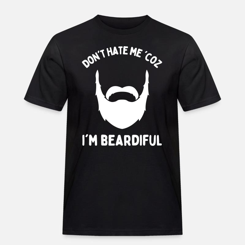 Bart Mann - Männer Workwear T-Shirt - Schwarz