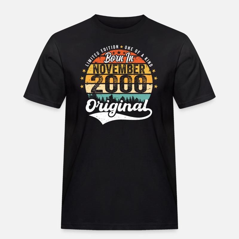 Legendary since November 2000 - 2000 - Men's Workwear T-Shirt - black