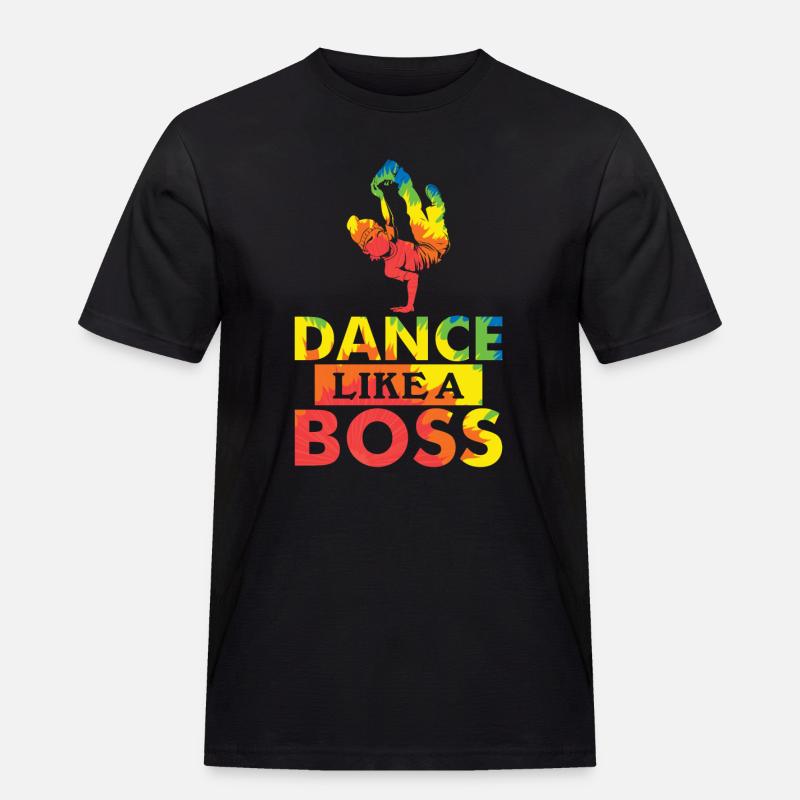 Breakdance - Männer Workwear T-Shirt - Schwarz