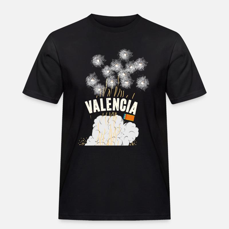 Fallas de Valencia Pyro - Männer Workwear T-Shirt - Schwarz