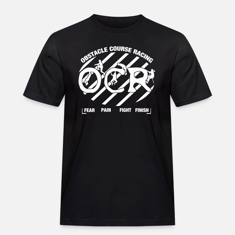 OCR Obstacle Course Racing - Männer Workwear T-Shirt - Schwarz