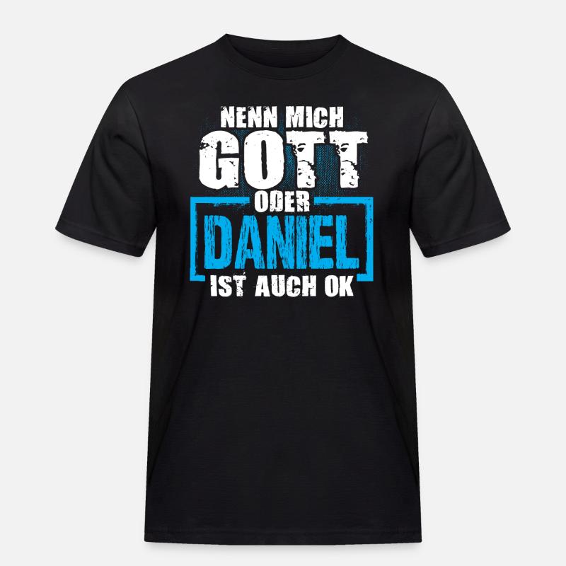 DANIEL - ok - Männer Workwear T-Shirt - Schwarz