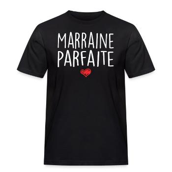 Marraine Parfaite - Pour Une Super Marraine - T-shirt Workwear homme - noir - Devant - AI Model Male 178 light (178cm)