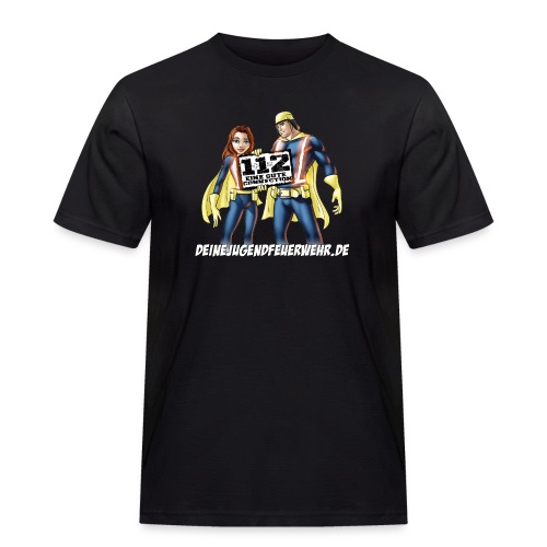 Superhelden & Logo - Männer Workwear T-Shirt