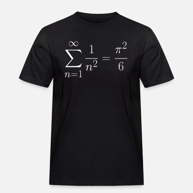The Basel Problem Gift Idea - Men's Workwear T-Shirt - black