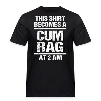 Perverse jokes - Men's Workwear T-Shirt - black - Front - AI Model Male 178 light (178cm)