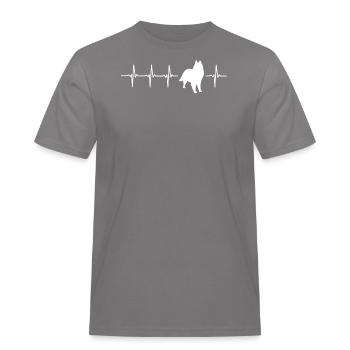 Lustige Groenendael Geschenk-Idee - Männer Workwear T-Shirt - Grau - Vorne - AI Model Male 185 dark (185cm)