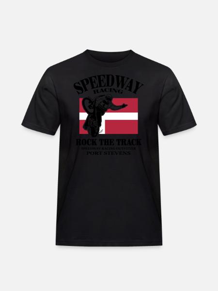 Speedway - Denmark - Men's Workwear T-Shirt - black
