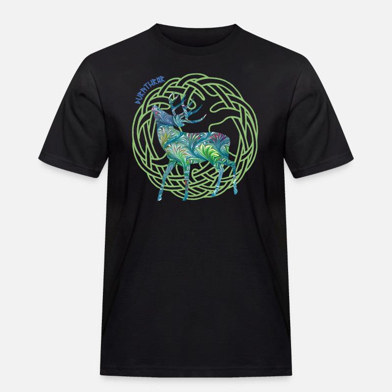 hirsch durathror e 115 - T-shirt Workwear homme - noir