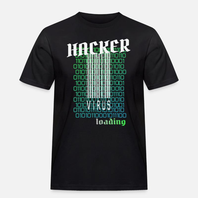 Anonymous, hacker - Men's Workwear T-Shirt - black
