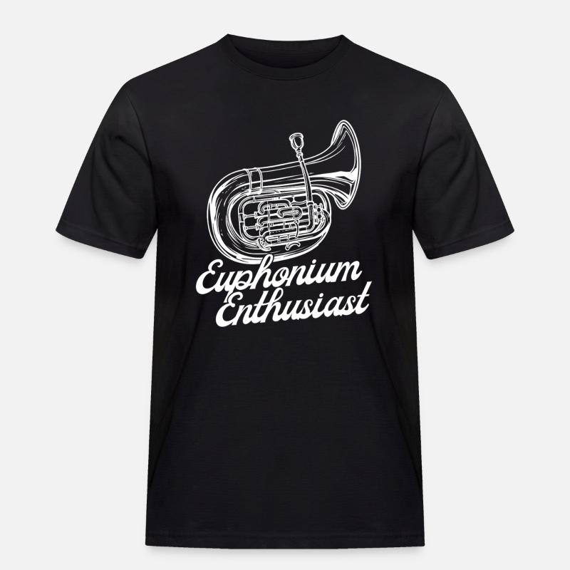 Baritone Player Enthusiast Euphonium - Men's Workwear T-Shirt - black