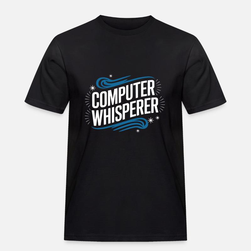Technical Support Computer - Men's Workwear T-Shirt - black