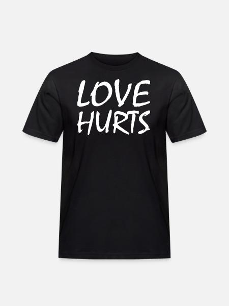 Love hurts - Men's Workwear T-Shirt - black