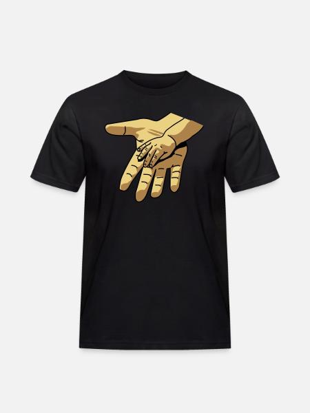 hand_in_hand - Men's Workwear T-Shirt - black