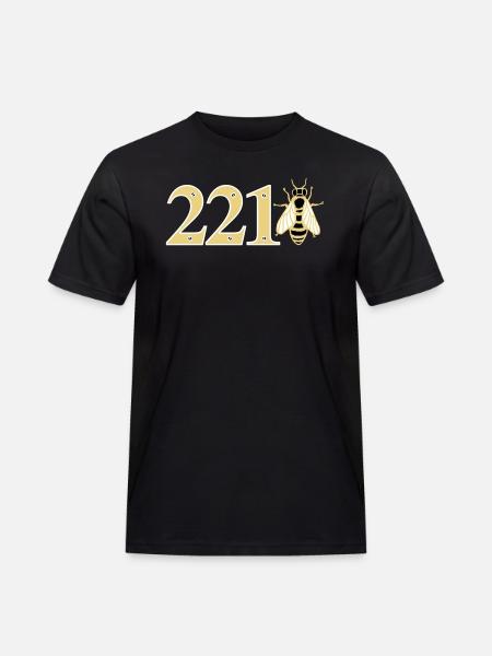 sherlock_221bee - Männer Workwear T-Shirt - Schwarz