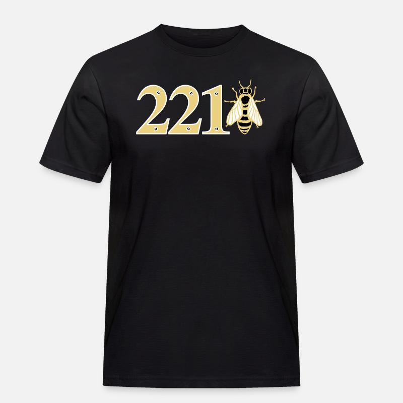sherlock_221bee - Männer Workwear T-Shirt - Schwarz